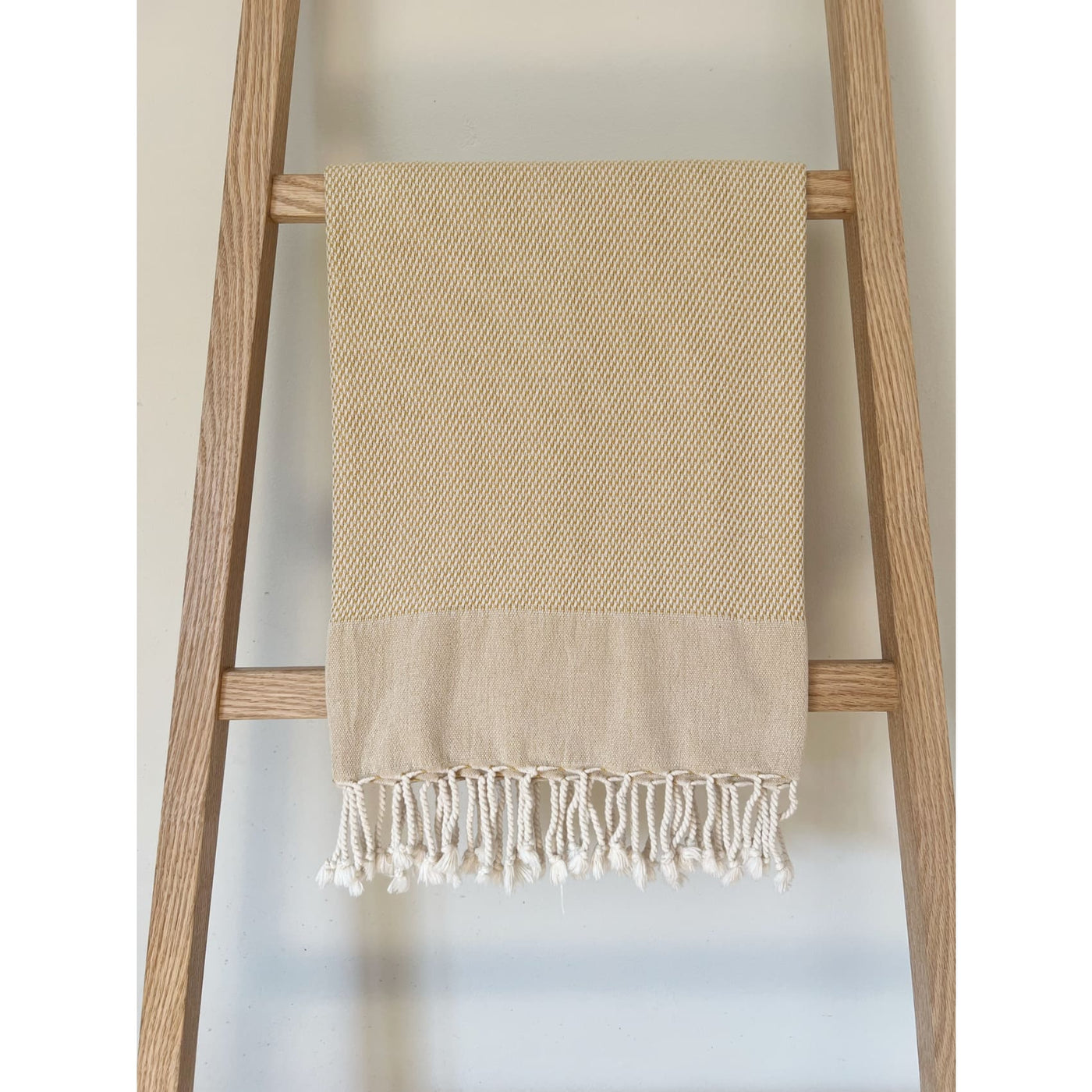 Basket Weave Hammam Towel - Sand