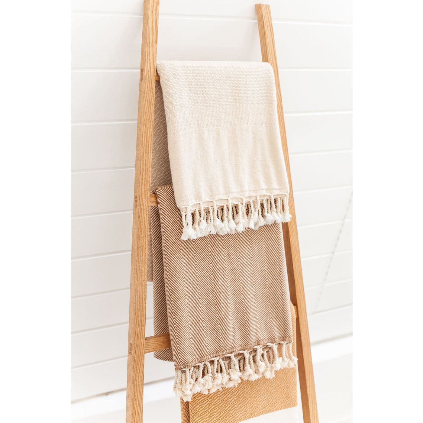 Cora Firth - Handmade Towel & Blanket Ladder in Ash or Oak