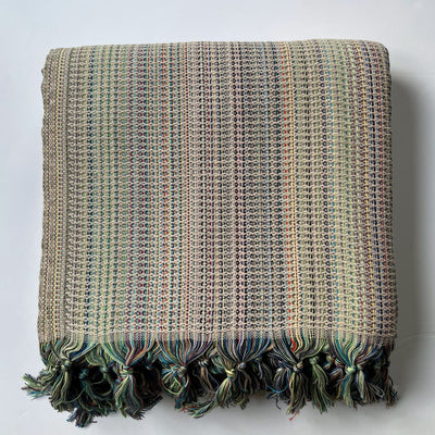 Lale Seasons - Hand Loomed Cotton Blanket - Spring